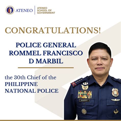 Major General Rommel Francisco Msarbil appointed as 30th .